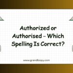 Authorized or Authorised – Which Spelling Is Correct