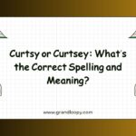 Curtsy or Curtsey Whats the Correct Spelling and Meaning