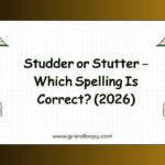 Studder or Stutter