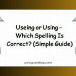 Useing or Using