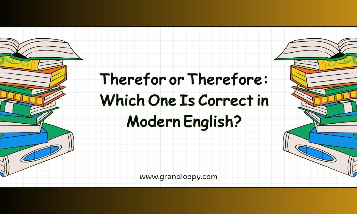 Therefor or Therefore Which One Is Correct in Modern English