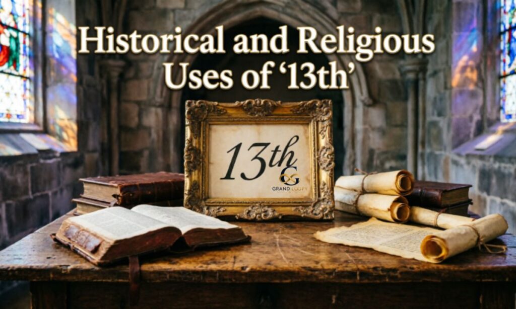 Historical and Religious Uses of 13th