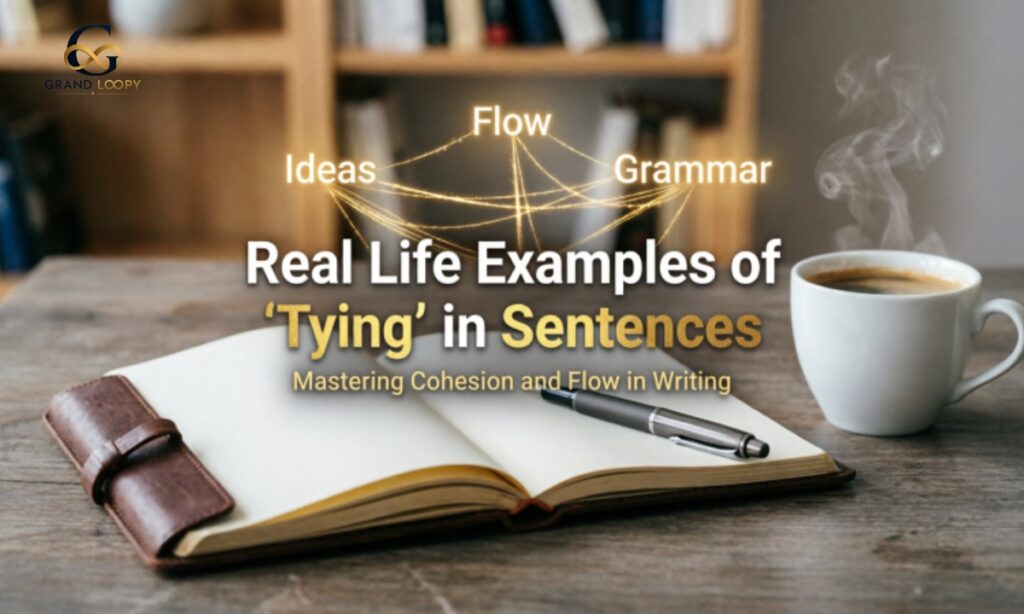 Real Life Examples of Tying in Sentences