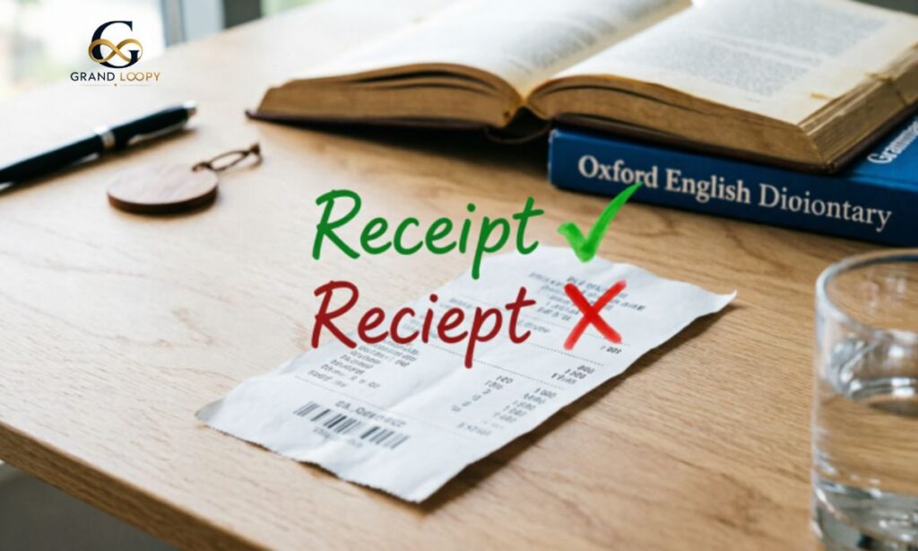 Receipt vs Reciept Quick Comparison Table
