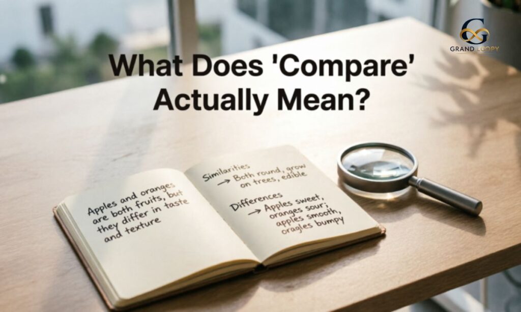 What Does Compare Actually Mean