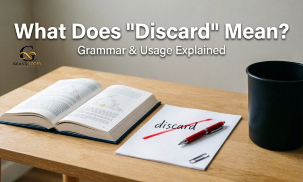 What Does Discard Mean