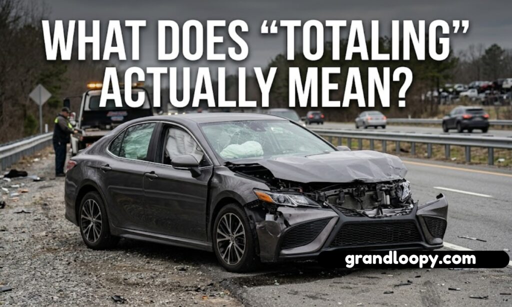 What Does Totaling Actually Mean