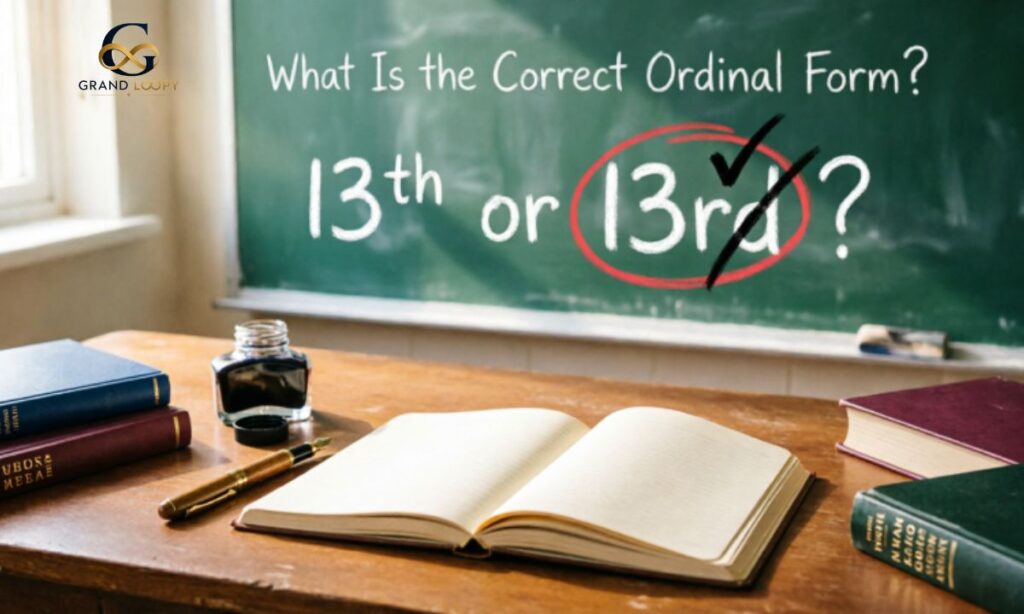 What Is the Correct Ordinal Form 13th or 13rd