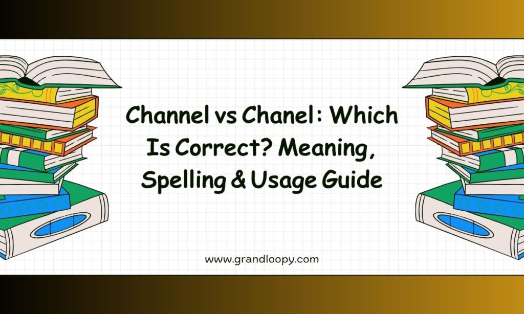 Channel vs Chanel_ Which Is Correct_ Meaning, Spelling & Usage Guide