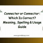 Connecter or Connector Which Is Correct Meaning, Spelling & Usage Guide