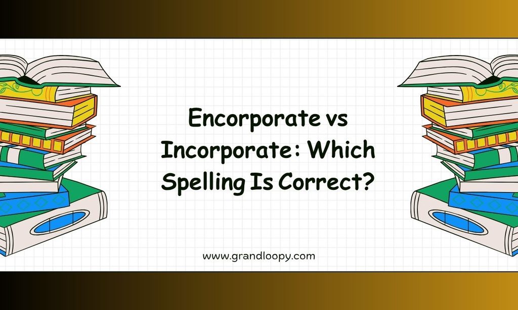 Encorporate vs Incorporate_ Which Spelling Is Correct