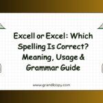 Excell or Excel Which Spelling Is Correct Meaning, Usage & Grammar Guide
