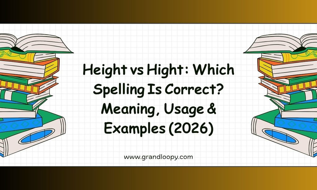 Height vs Hight_ Which Spelling Is Correct_ Meaning, Usage & Examples (2026)