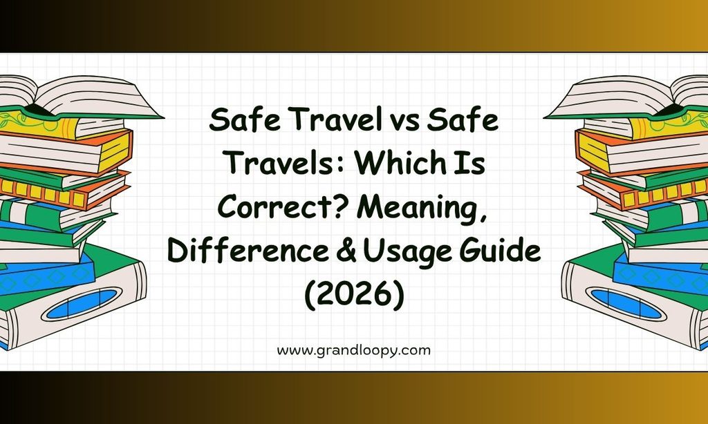 Safe Travel vs Safe Travels_ Which Is Correct_ Meaning, Difference & Usage Guide (2026)